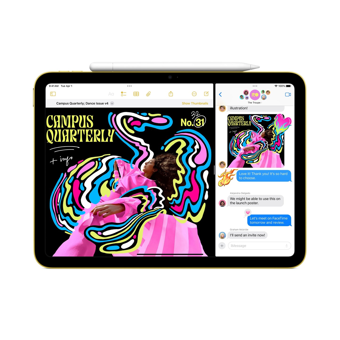 iPad Wi-Fi + Cellular 256GB - Pink (A16)