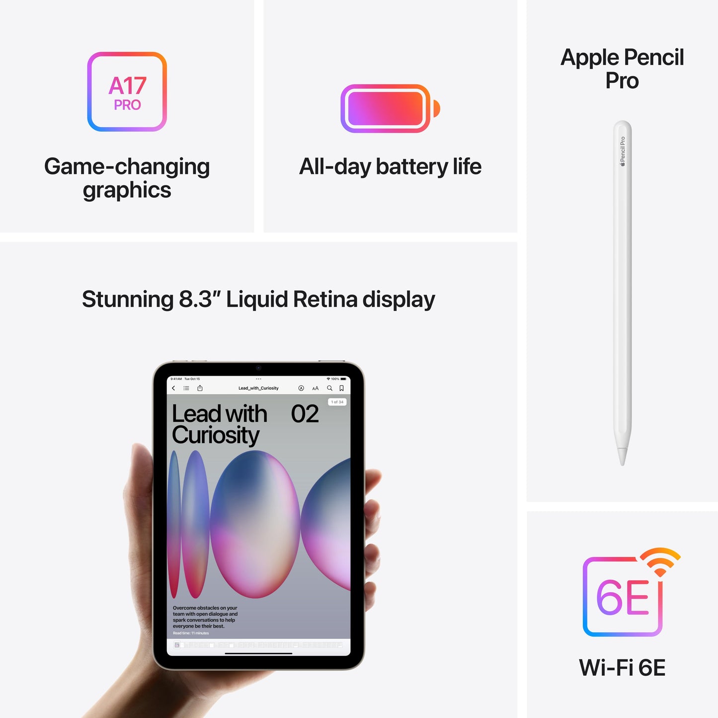 iPad mini Wi-Fi 512GB - Purple (A17 Pro)