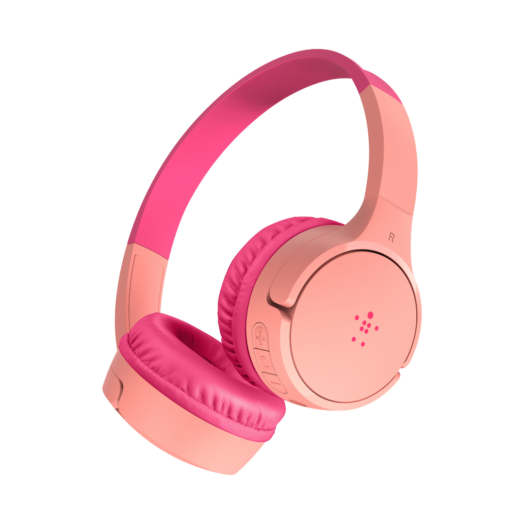 BELKIN Soundform Mini Wireless with USB-C Port Headphones - Pink