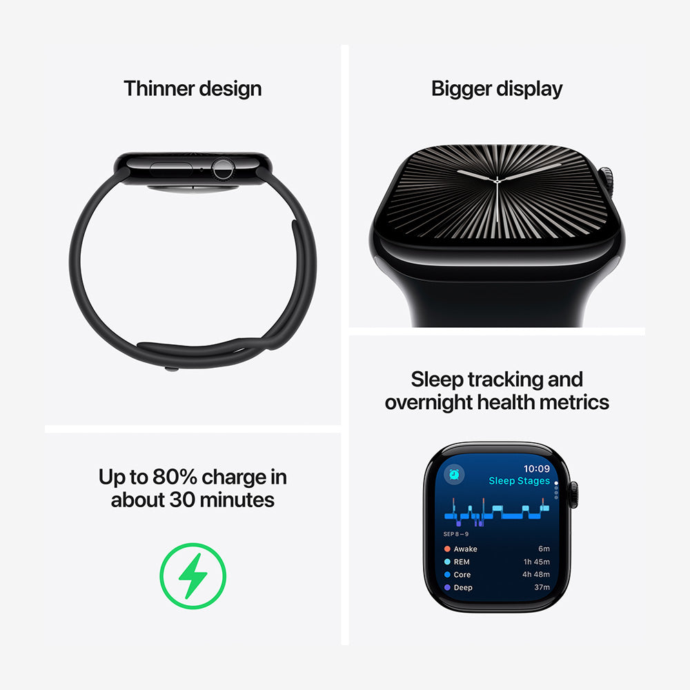 Watch Series 10 GPS + Cellular Titanium Case Milanese Loop
